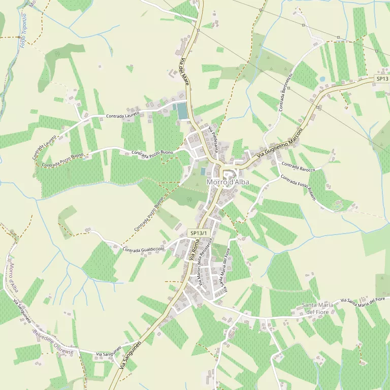 Mappa MORRO D'ALBA