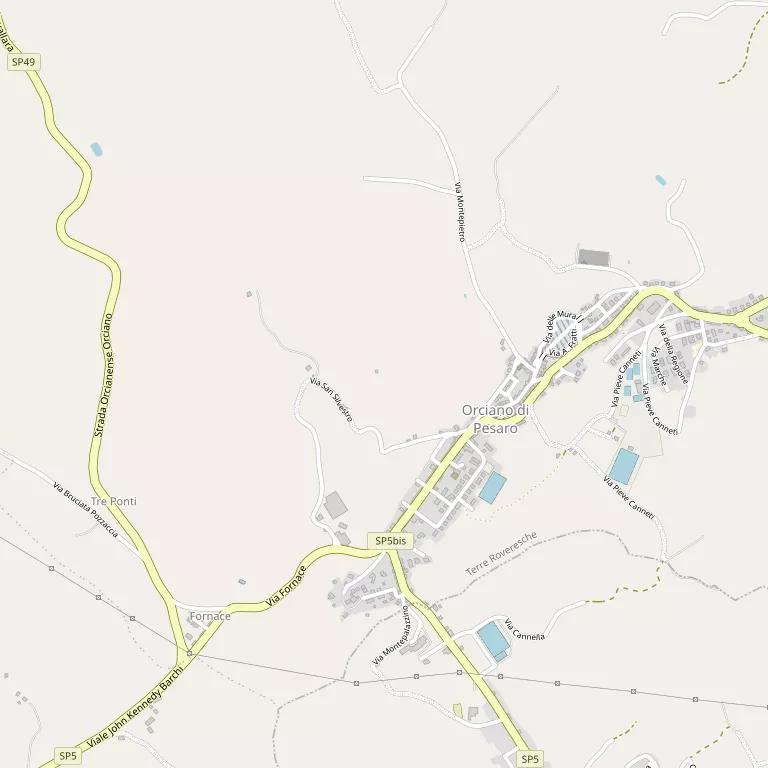 Mappa TERRE ROVERESCHE