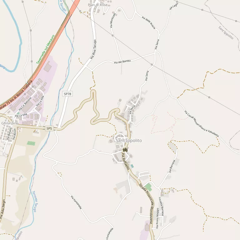 Mappa SANT'IPPOLITO