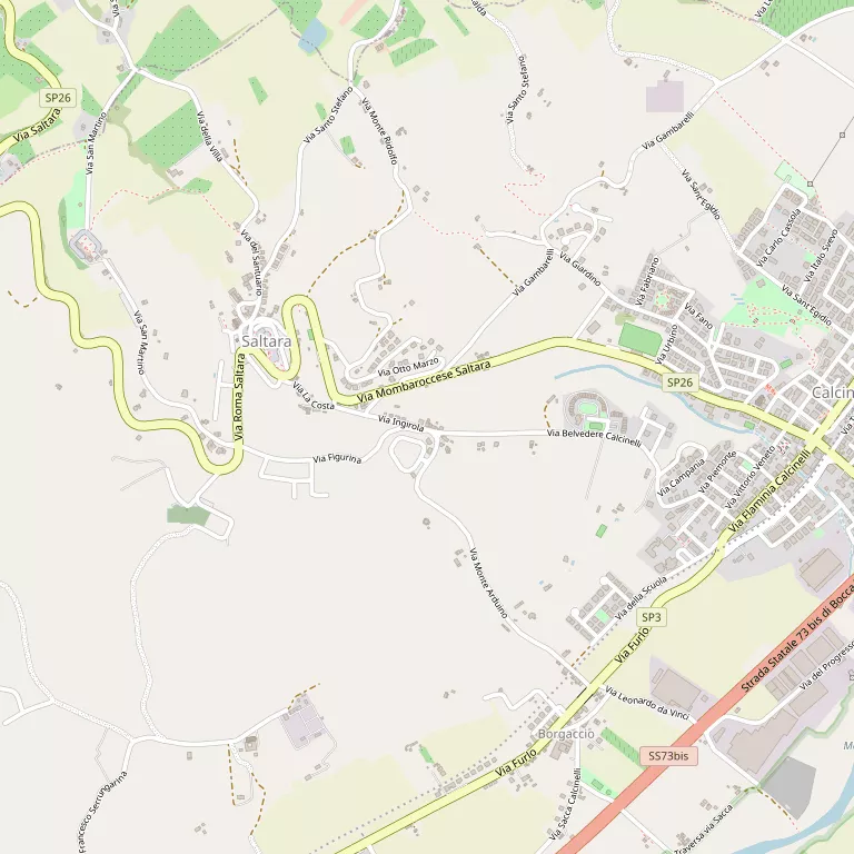 Mappa COLLI AL METAURO