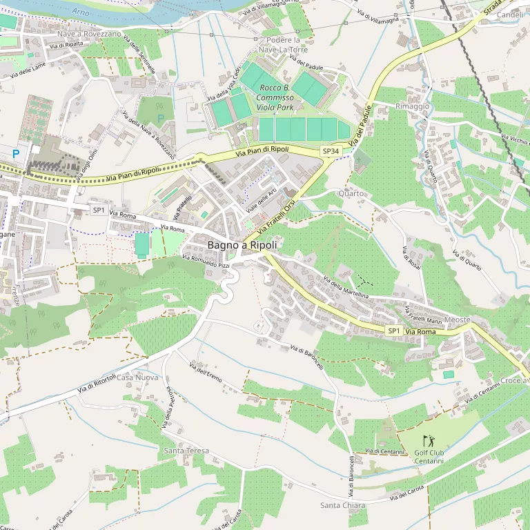 Mappa BAGNO A RIPOLI