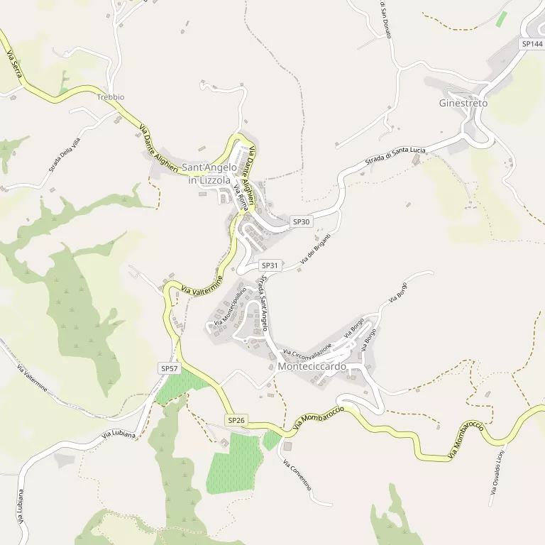 Mappa VALLEFOGLIA