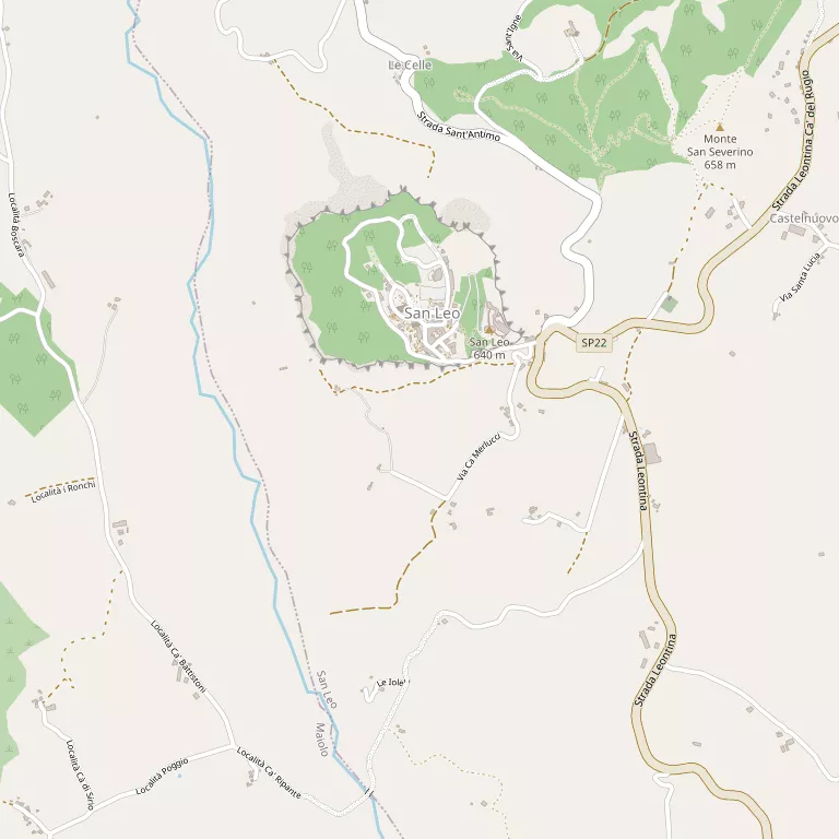 Mappa SAN LEO