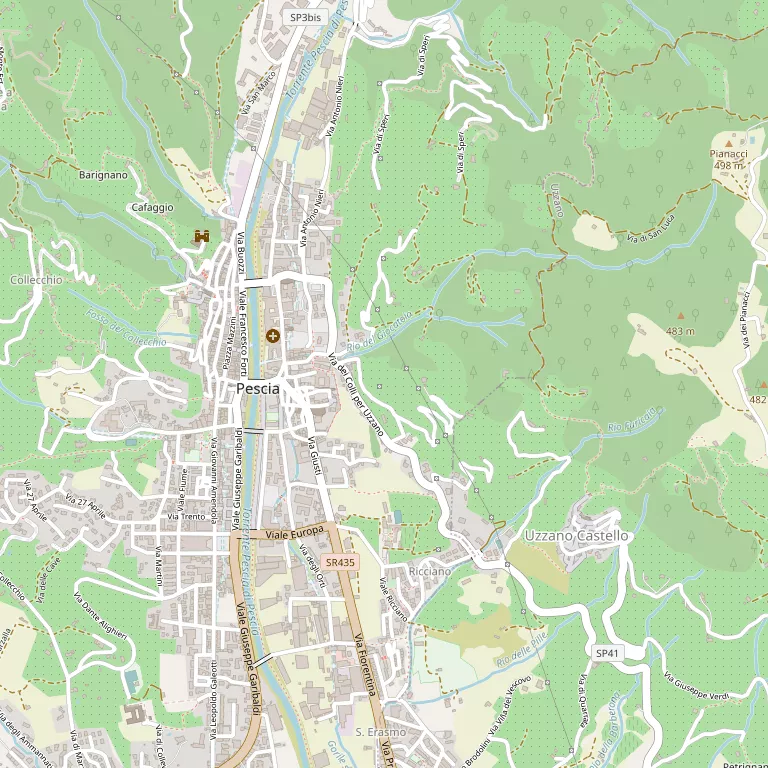 Mappa PESCIA