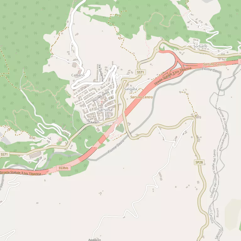 Mappa SARSINA