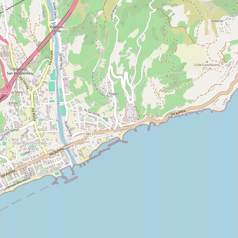 Mappa CERVO
