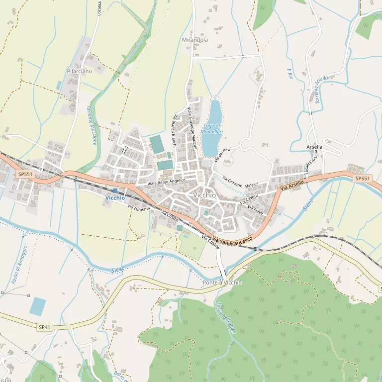 Mappa VICCHIO