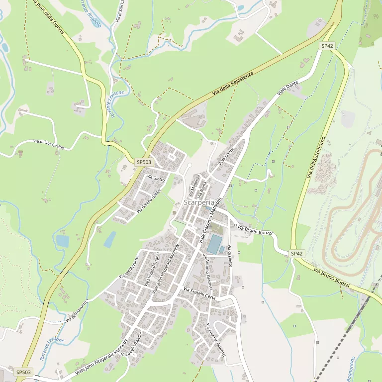 Mappa SCARPERIA E SAN PIERO