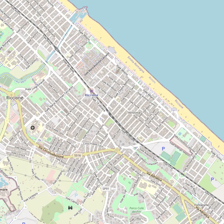 Mappa RICCIONE