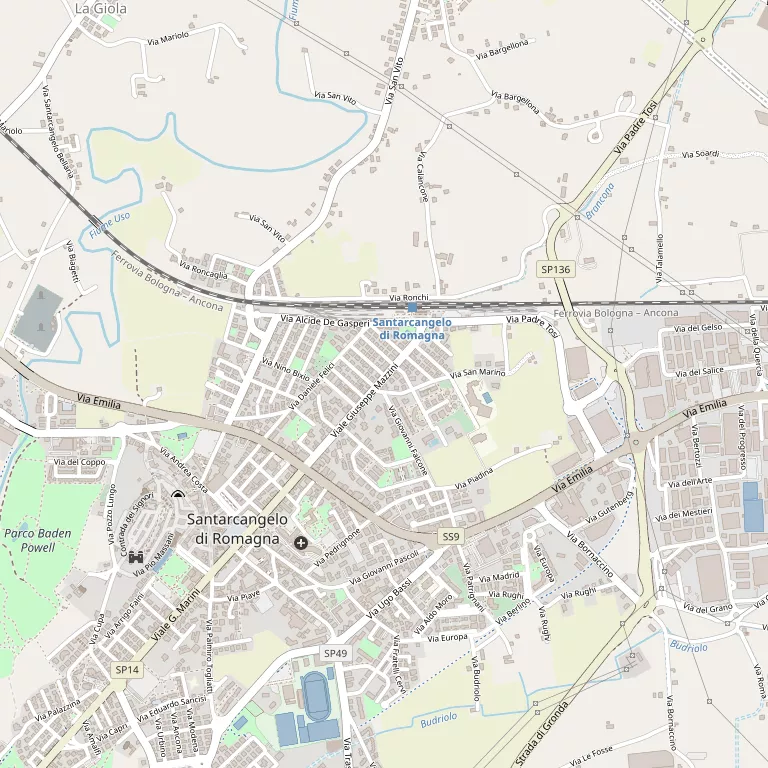 Mappa SANTARCANGELO DI ROMAGNA
