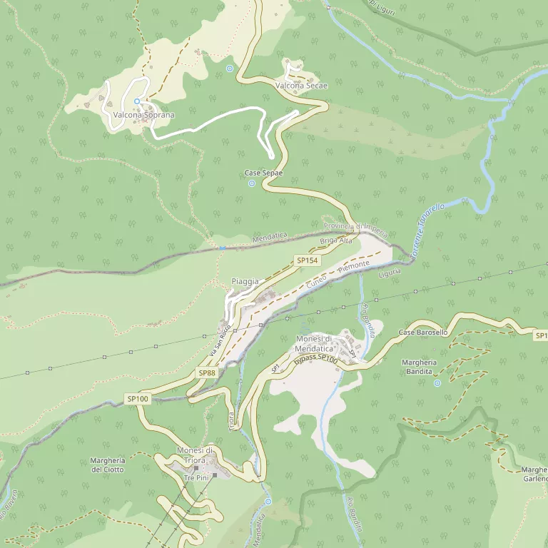 Mappa BRIGA ALTA