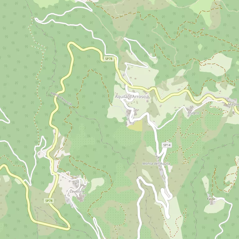 Mappa AQUILA D'ARROSCIA