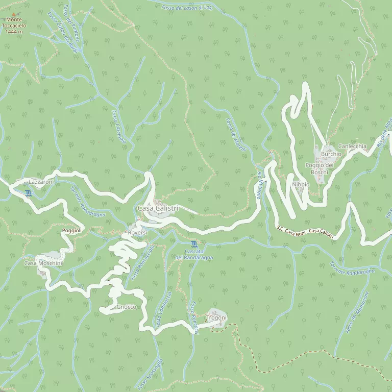 Mappa ALTO RENO TERME