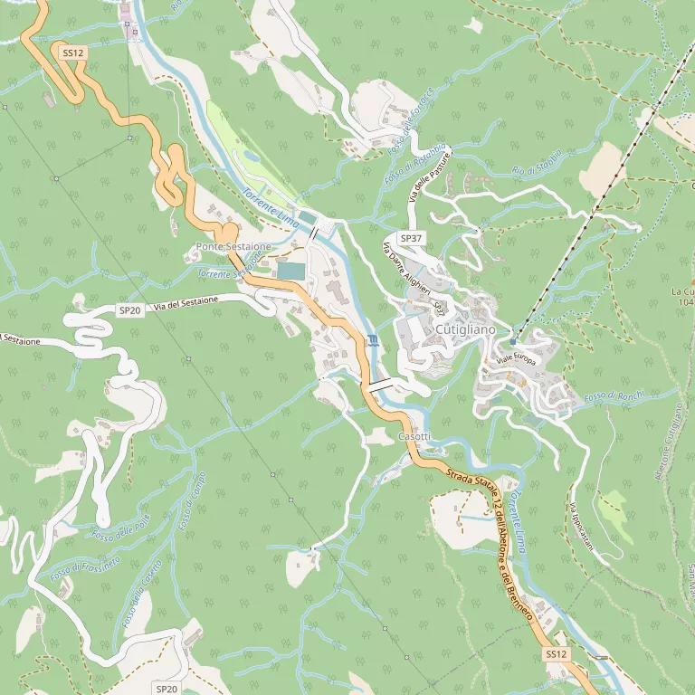 Mappa ABETONE CUTIGLIANO