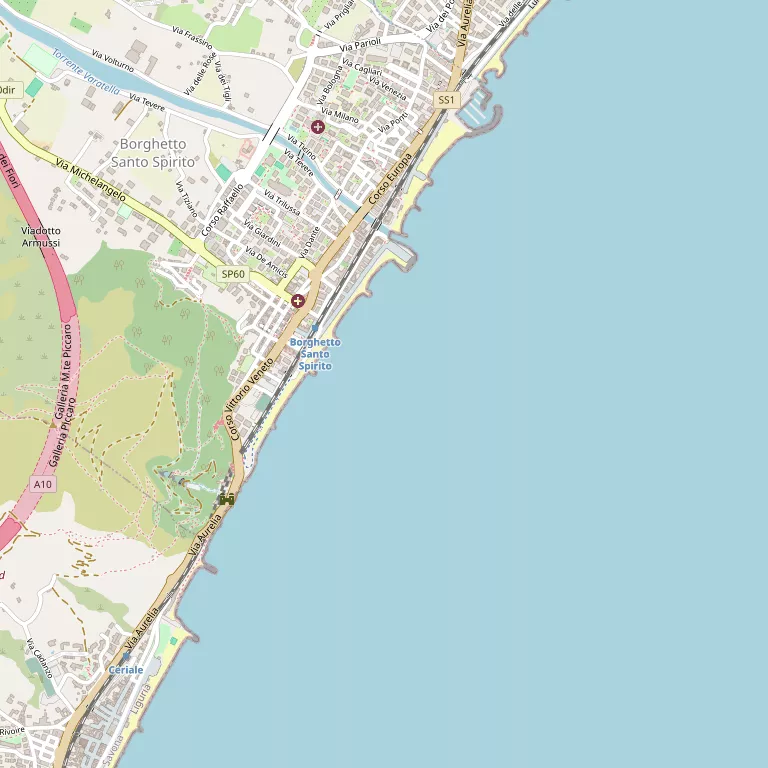 Mappa BORGHETTO SANTO SPIRITO