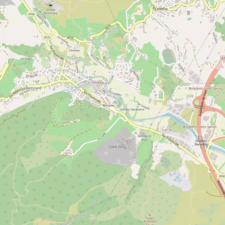 Mappa TOIRANO