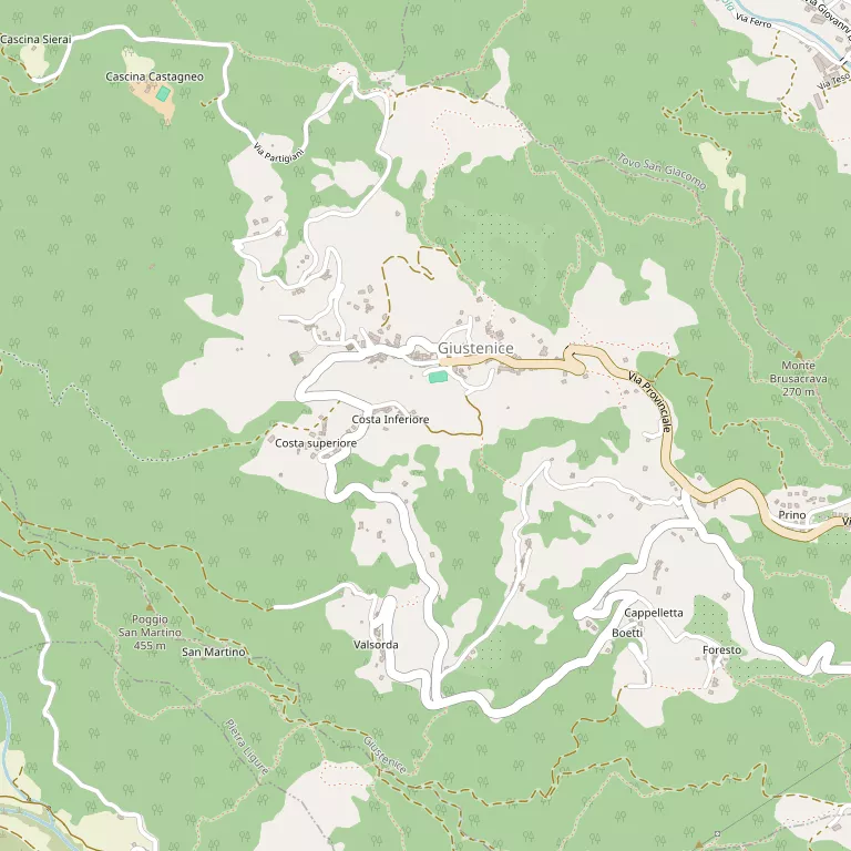 Mappa GIUSTENICE