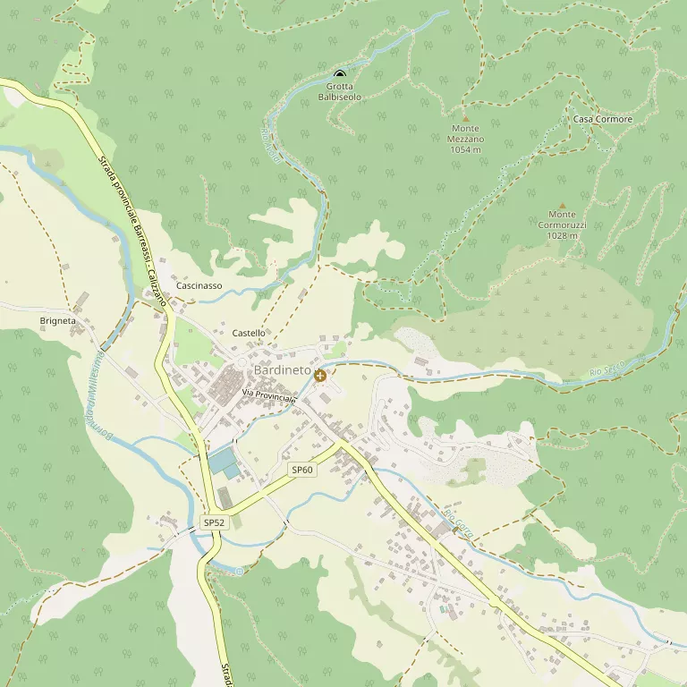 Mappa BARDINETO