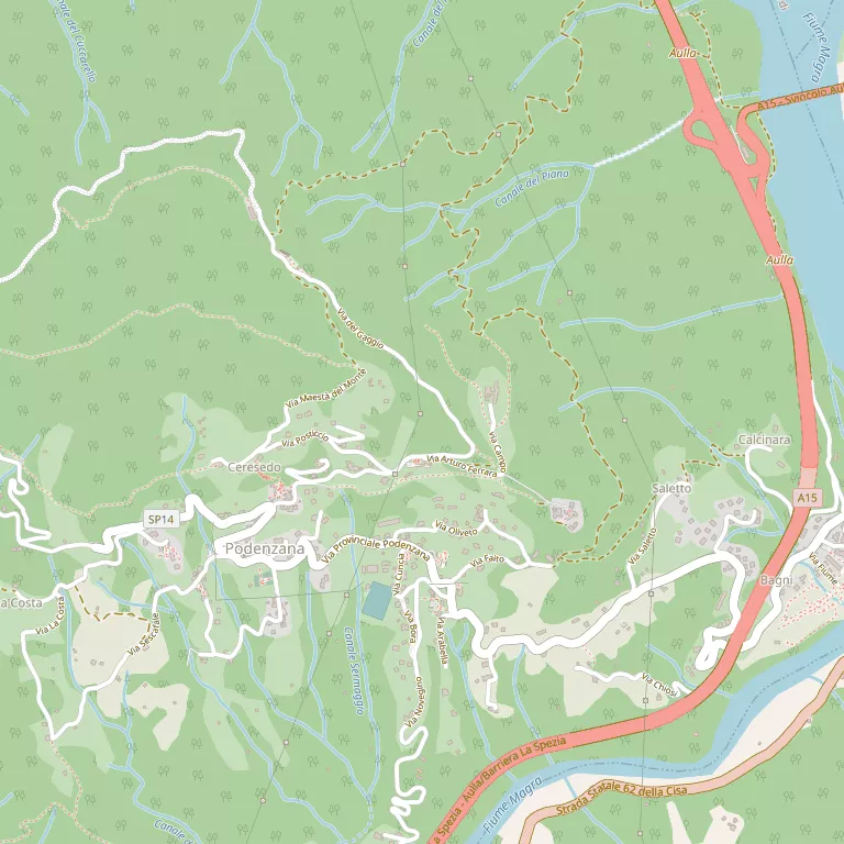 Mappa PODENZANA