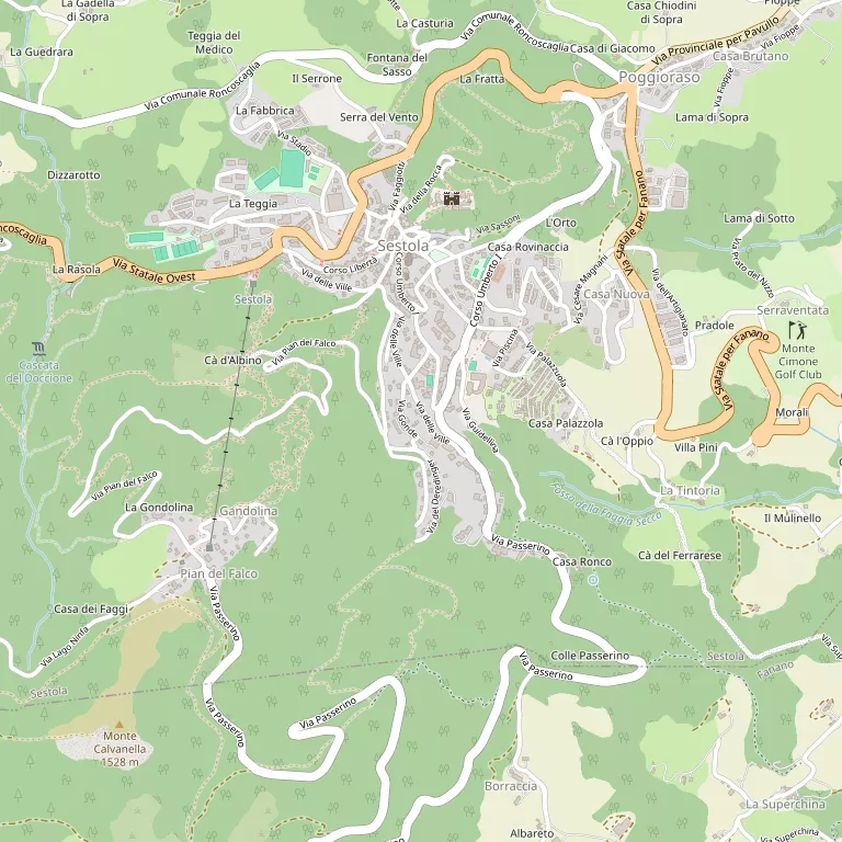 Mappa SESTOLA