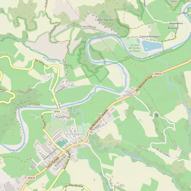 Mappa FONTANELICE
