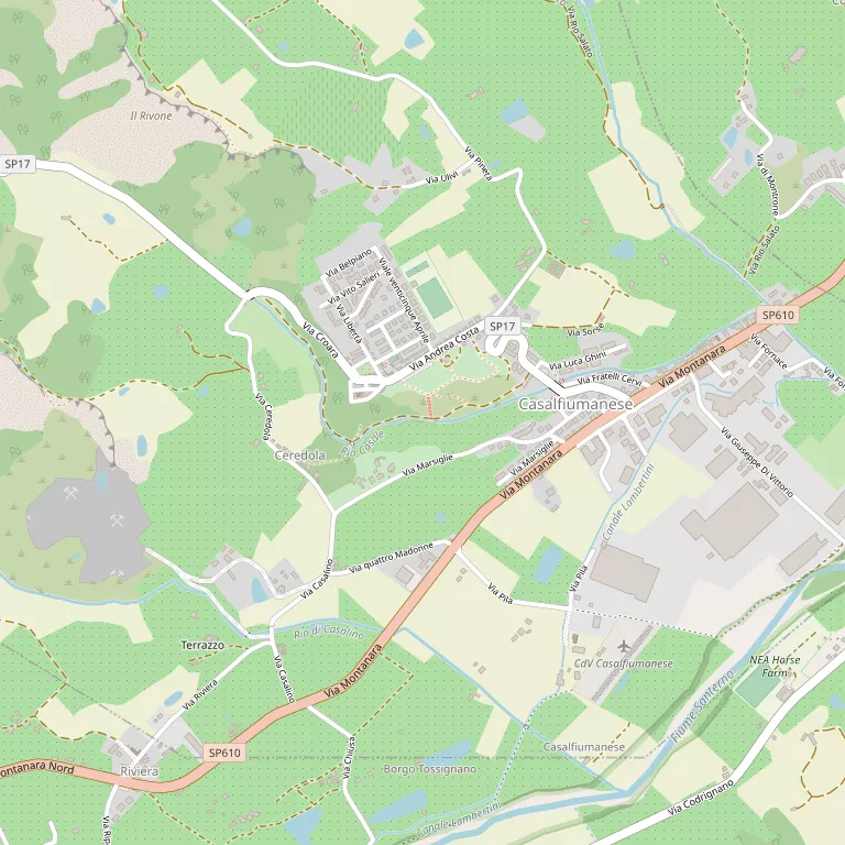 Mappa CASALFIUMANESE
