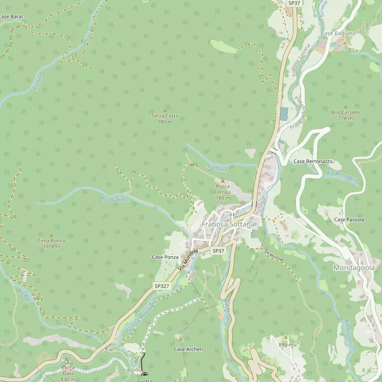 Mappa FRABOSA SOTTANA