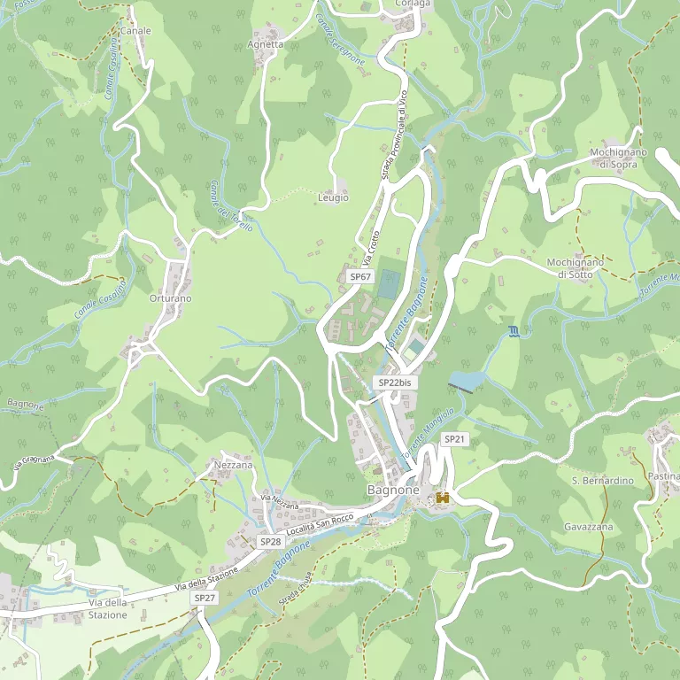 Mappa BAGNONE