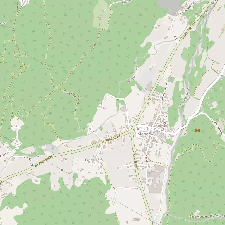 Mappa ROCCAFORTE MONDOVI'