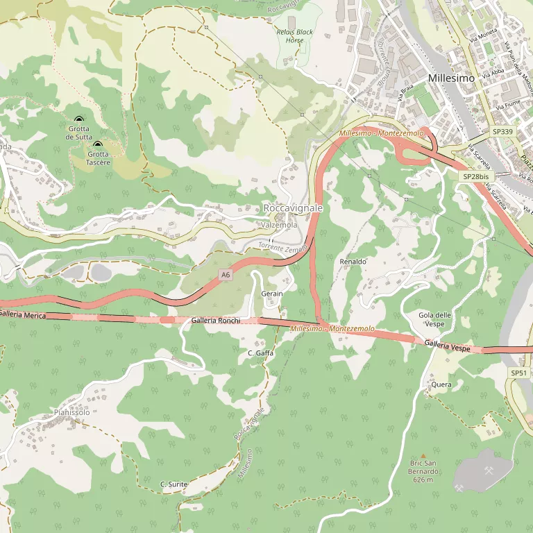 Mappa ROCCAVIGNALE