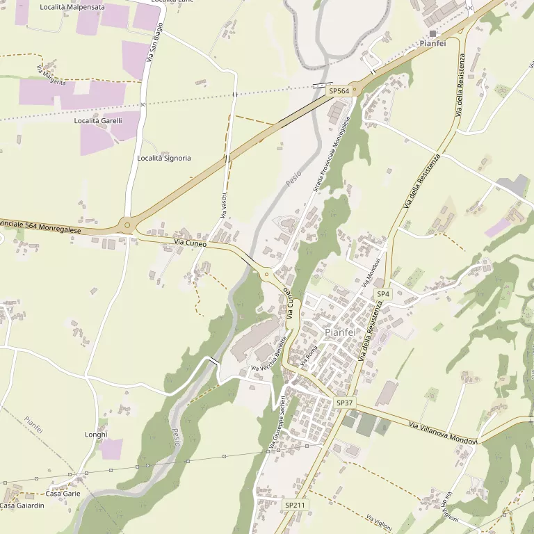 Mappa PIANFEI