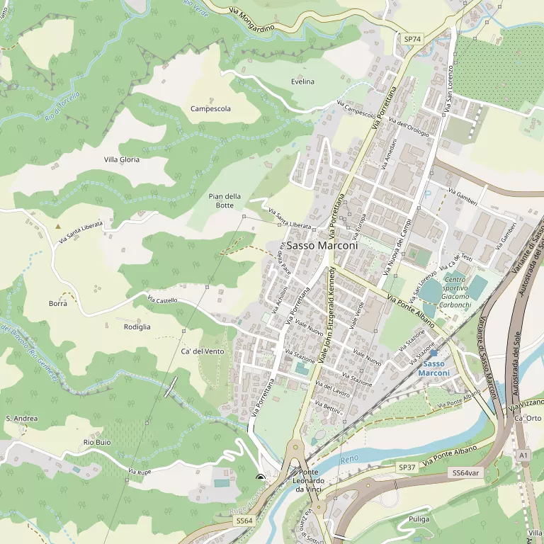 Mappa SASSO MARCONI