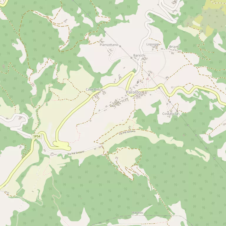 Mappa PAROLDO