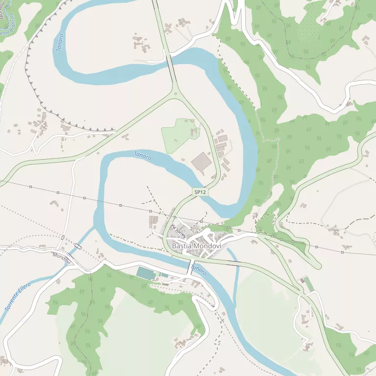 Mappa BASTIA MONDOVI'