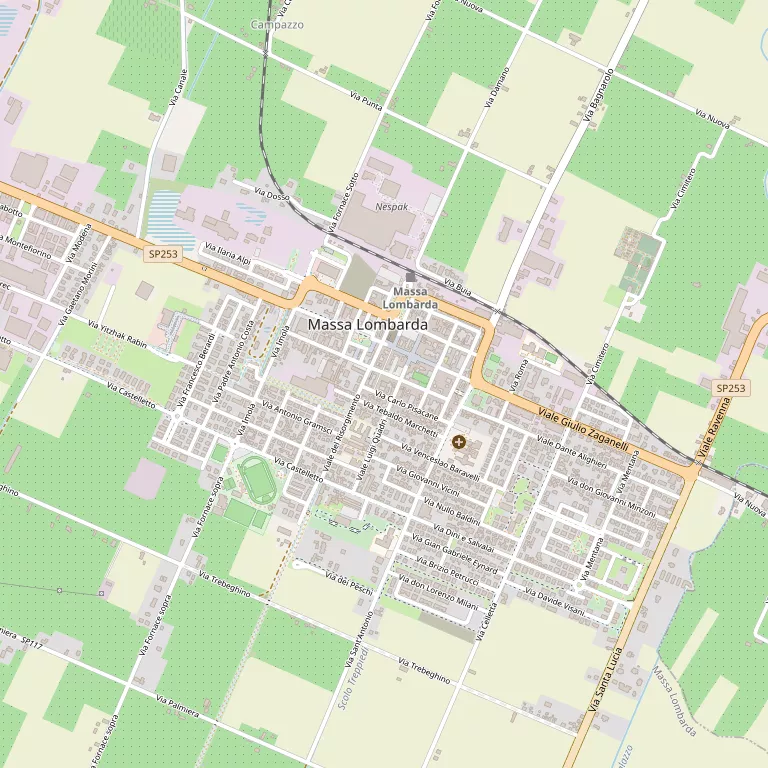 Mappa MASSA LOMBARDA