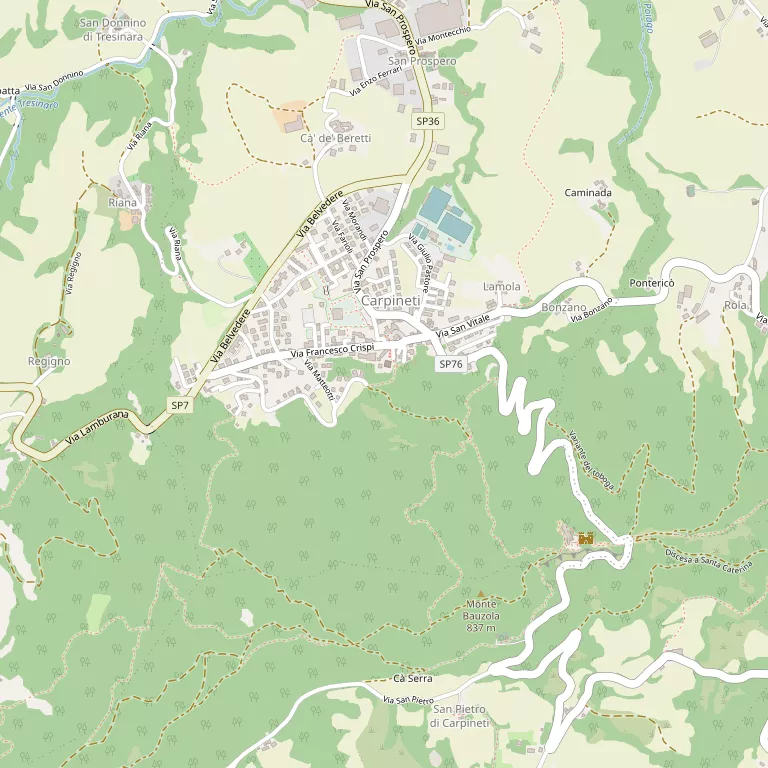 Mappa CARPINETI