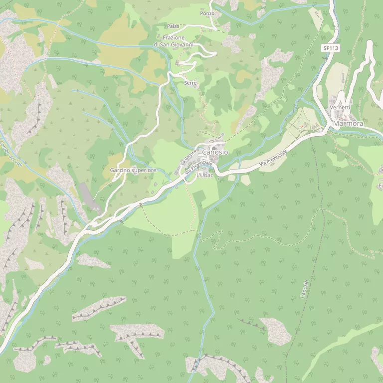 Mappa CANOSIO