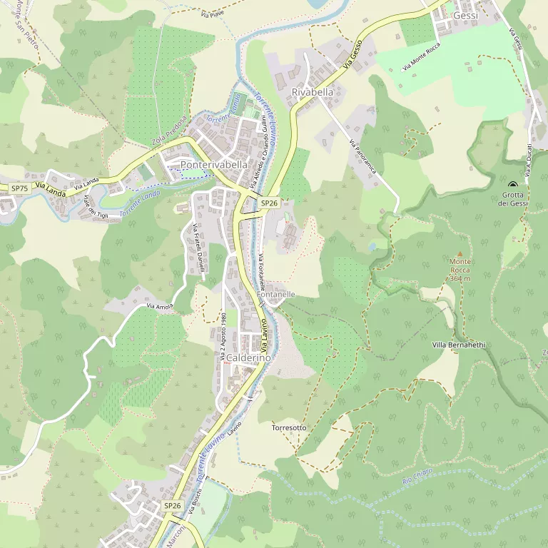 Mappa MONTE SAN PIETRO
