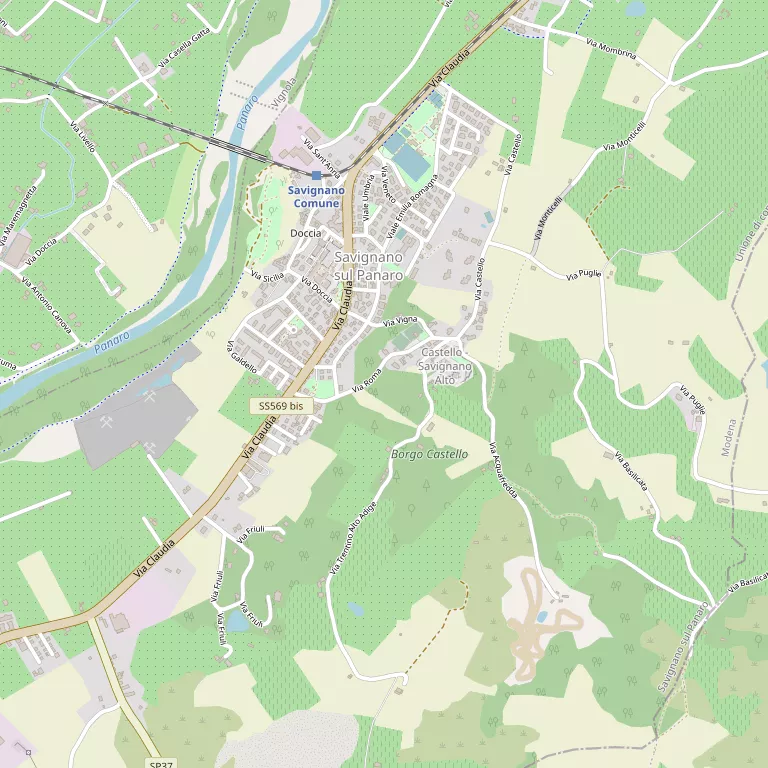Mappa SAVIGNANO SUL PANARO