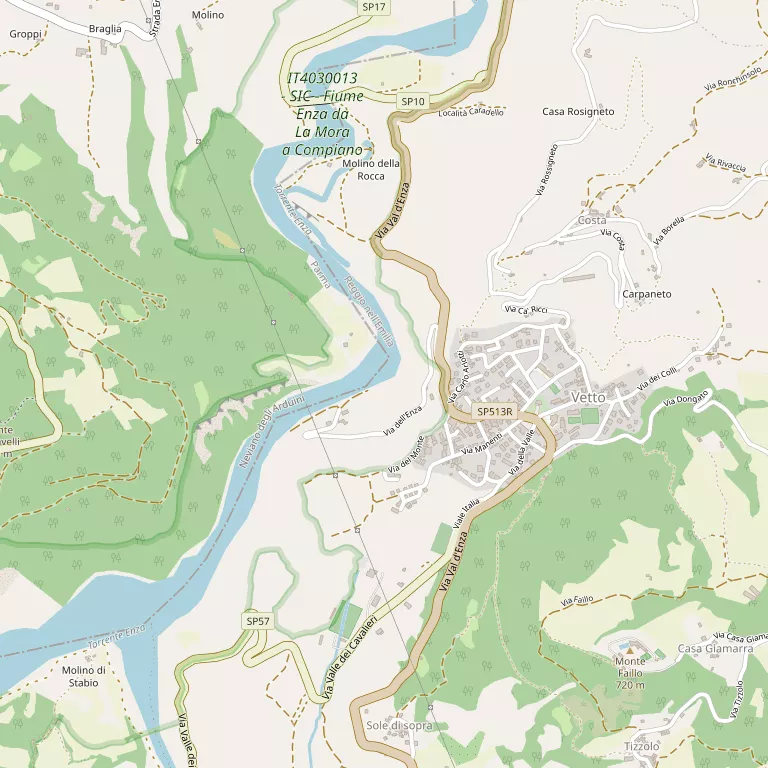 Mappa VETTO