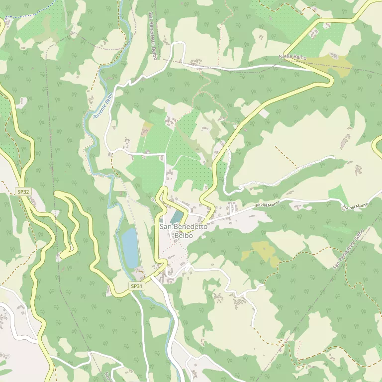 Mappa SAN BENEDETTO BELBO