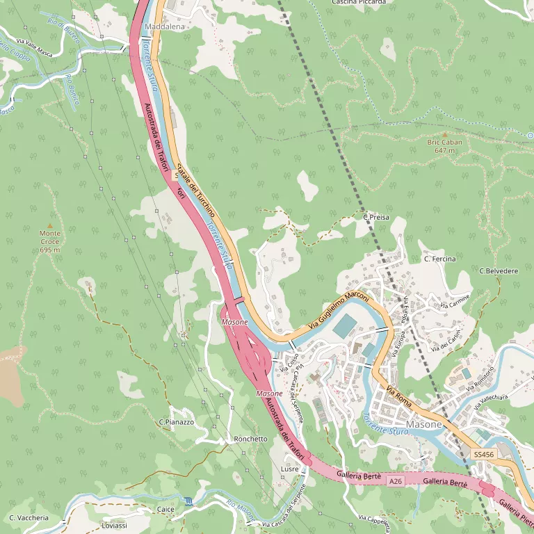 Mappa MASONE