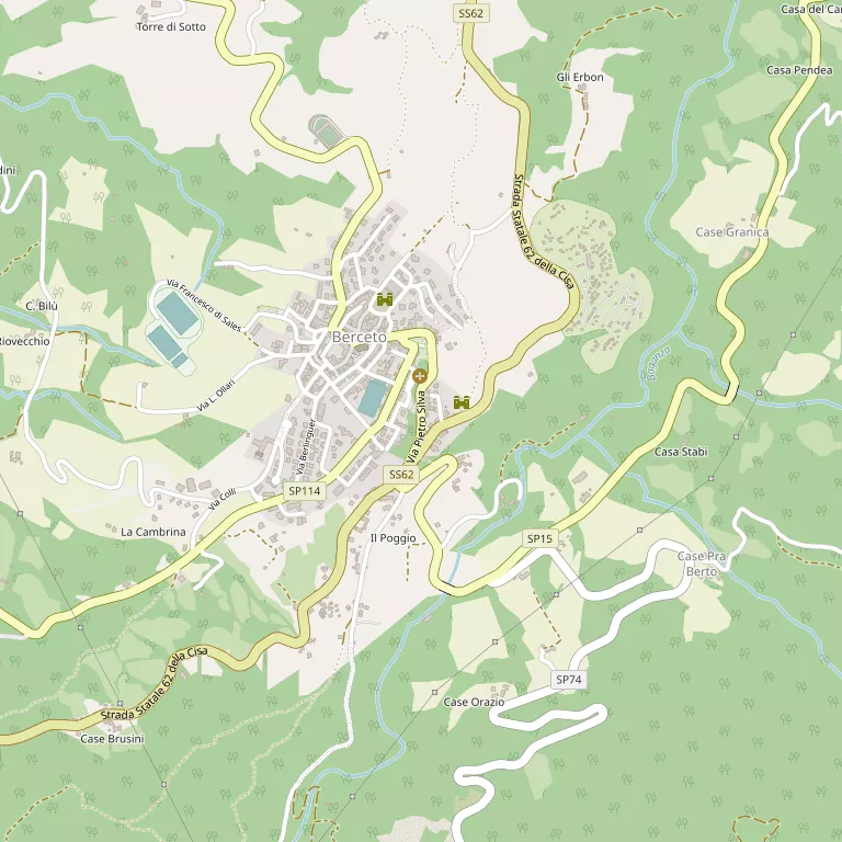 Mappa BERCETO