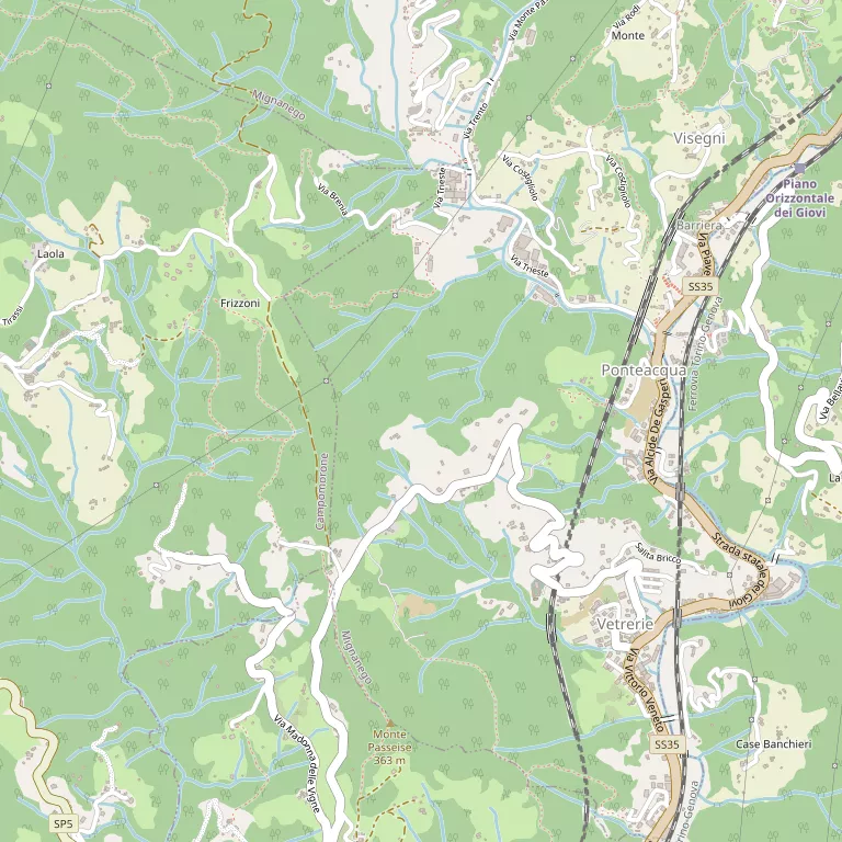 Mappa MIGNANEGO