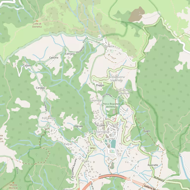 Mappa TORRIGLIA
