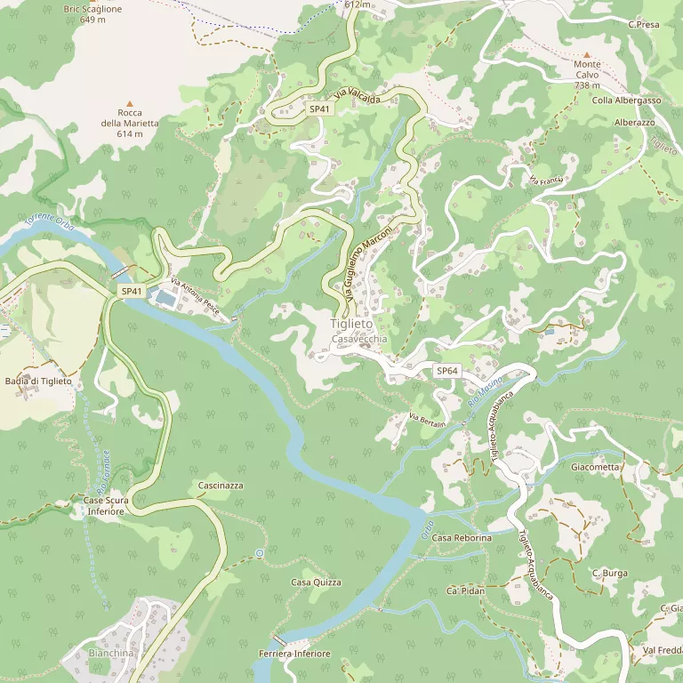 Mappa TIGLIETO