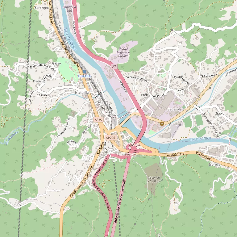 Mappa BUSALLA