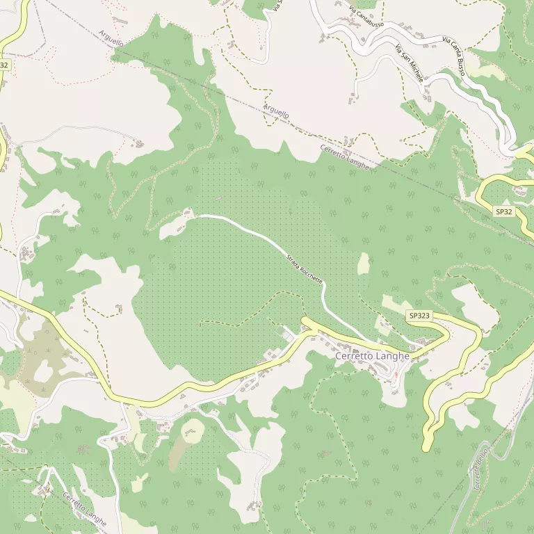 Mappa CERRETTO LANGHE