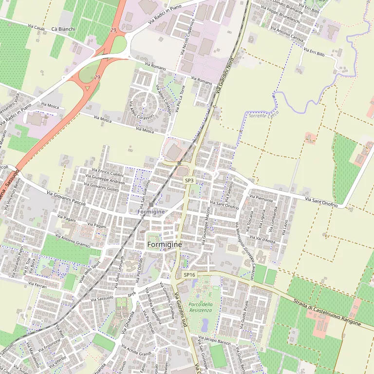 Mappa FORMIGINE