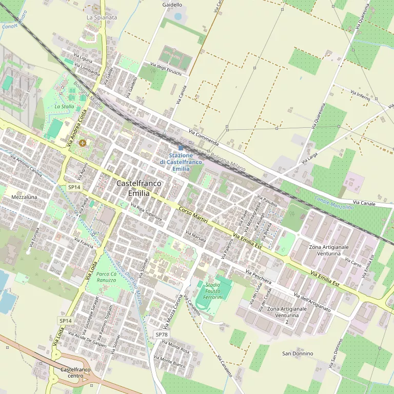 Mappa CASTELFRANCO EMILIA